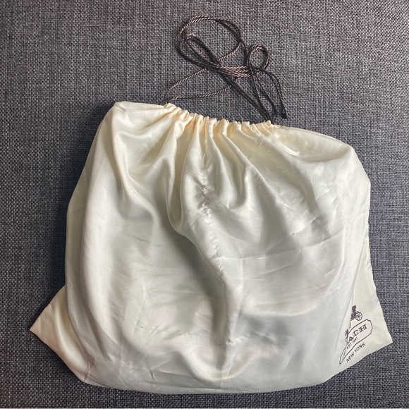 Genuine Coach Kristin Woven Leather Blue Hobo Crossbody Shoulder Bag w/Dust Bag - Picture 16 of 16